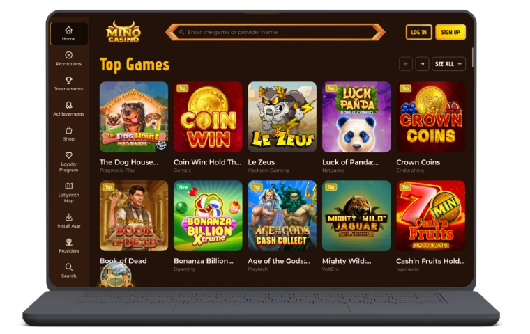 MinoCasino log ind