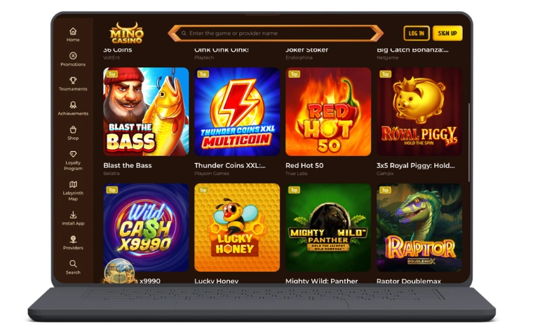 Mino Casino registrering