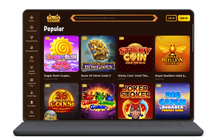 Mino Casino login